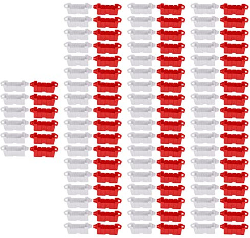 Akozon 120-teiliges DIY-Rennstrecken-Straßensperren-Set, Ferngesteuertes Autorennen, Drift-Streckensperren, Ausziehbares und Tragbares Straßensperren-Set für RC-Autos