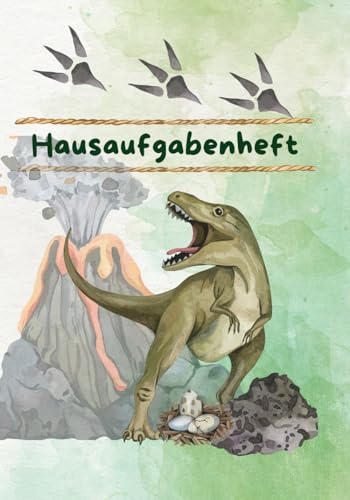 Hausaufgabenheft Dinosaurier
