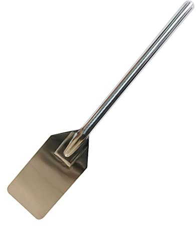 Espátula agitadora de acero inoxidable, pala de mango largo para cocinar a granel, hervir cangrejos y preparar cerveza, herramienta de cocina versátil