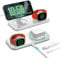 Wireless Charging Station Compatible with Mag-safe Charger, Foldable Magnetic Wireless Charger Stand for iPhone,iWatch 10/9/Ultra 2/8/SE2/7/6/SE/5/4/3/2,pods 4/3/Pro (Foldable White)