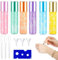 Gebrazy Roller Flaschen,6 Stück Roller Flaschen Glas,Roll on Flasche Leer 10ml,Glasflaschen für ätherisches öl Flaschen für Ätherische Öle,Glasroller Nachfüllbarer Behälter für Ätherische Öle Parfums