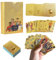 55 Cartes de Football Coupe du Monde, Cartes de Football UEFA Champions League, Carte Football Stars à Collectionner, Cartes De Football Dorées pour Les Fans,Les Adolescents et Les Adultes