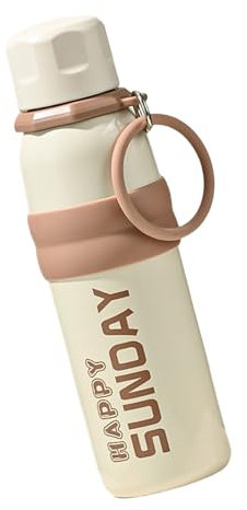 Botella De Agua Aislada De Acero Inoxidable De Gran Capacidad Vaso Para Bebidas Portátil Para Los Estudiantes