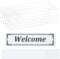 NBEADS 5 Sets Acrylic Wall Name Plate, Clear Office Door Mount Name Plate Holder with Adhesive Tapes Acrylic Door Name Plates for Office Home Store Restaurant, 20.2x5cm