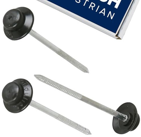 Black Smart Seal Onduline Corrugated Roofing Sheet Nails (100 Pack)