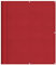vidaXL Balkon-Sichtschutz Rot 120x800 cm 100% Polyester-Oxford, Balkonsichtschutz, Balkonbespannung, Balkon Windschutz, Sichtschutz, Balkonverkleidung
