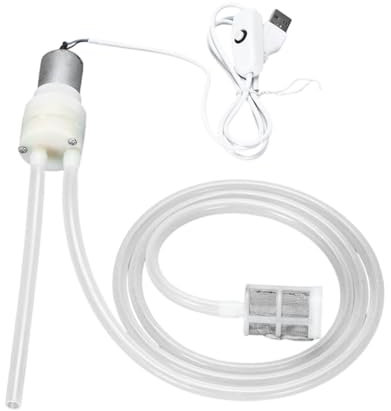 rockible Pompa Autoadescante a Sifone Elettrico Portatile, Pompa di Trasferimento Del Vino, Sifone per Vino, USB, a Tenuta Stagna, Pompa per Birra per Bevande, Tubo Da 300 Cm