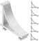 WOONEKY 6Pcs Freezer Shelf Clips Durable Refrigerator Support Clips for Enhanced Storage Capacity and Efficient Space Utilization Fridge Accessories