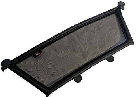 Automat Zwolle Cabrio Windschott Schwarz - Windabweiser kompatibel mit Mercedes SLK Klasse R172 Cabriolet Baujahr 2011-2019 Schnellschlussmontage