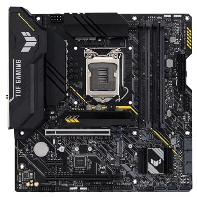 Motherboard Fit For ASUS TUF Gaming B560M-PLUS WiFi LGA1200 Micro ATX Gaming Motherboard PCIe 4.0, 2X M.2 Slots,8+1 Power Stages, 2.5Gb LAN, WiFi 6,