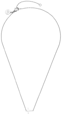 Purelei Side Cross Kette – wasserfest & verstellbar | Edelstahlkette mit seitlichem Kreuzanhänger | 14K/18K Vergoldung | Modernes Symbol für Stärke & Balance