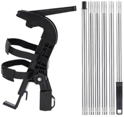 Spraydosen Verlängerung Adapter, Verstellbarer Sprühdosen Halter für Wespenspray, Lacke & Bauschaum, Teleskopstange Zubehör für hohe Stellen, Leiterersatz für Heimwerker & Garten
