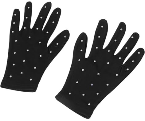 Cabilock Eiskunstlauf Handschuhe für Mädchen mit Polyurethan Material Komfortabler Passform und Handschutz als Bühnenhandschuhe für Performance und Tanzshow