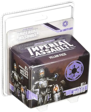 Fantasy Flight Games, Star Wars Imperial Assault: BT-1 and 0-0-0 Villain Pack, Card Game, Ages 14+, 1-5 Players, 60-120 Minutes Playing Time