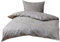 Mako Satin Damast Paisley Bettwäsche Garnitur Davos 135x200 + 80x80 hell grün - grau