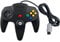 OSTENT Contrôleur filaire Gamepad Joystick Joypad pour Nintendo 64 N64 Console Jeux vidéo Couleur Noir