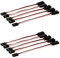 VUNIVERSUM 10 Stück 100cm 1m Premium Servo Verlängerungskabel Servokabel mit Futaba Robbe Hitec JR Stecker auf Buchse Servo Verlängerung 26AWG von Mr.Stecker Modellbau®