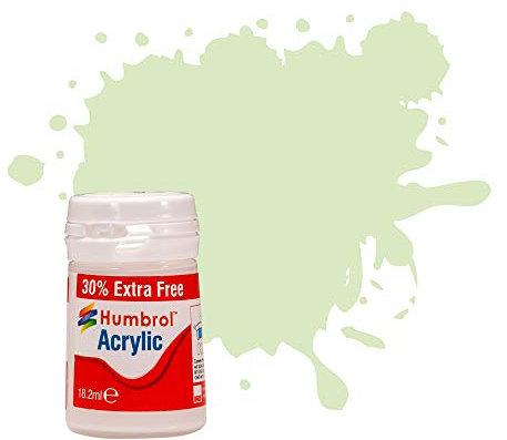 Humbrol AB0090EP 90 Beige Green Matt-14ml Acrylic Paint-Plus 30% Farbe, grün