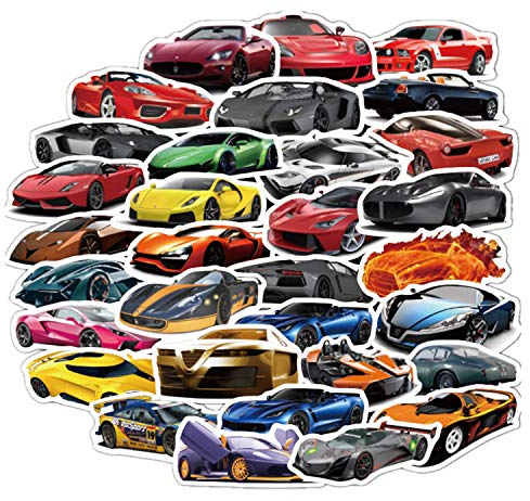 Aufkleber Pack Rennwagen Aufkleber 50 PCS Laptop für Laptop Skateboard