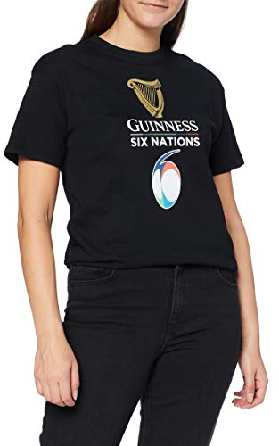 Guinness G1293 Camiseta, Negro, Blanco, Rojo, Azul, Verde, 46 Unisex Adulto