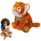 EcoBuddiez - Tiger von Deluxebase. Großes 30cm weiches Plüschtier aus recycelten Plastikflaschen. Umweltfreundliches kuscheliges Geschenk für Kinder und süß Stofftier für Kleinkinder.