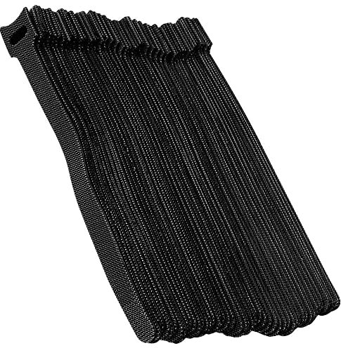 OcioDual 50 Cintas Negras Para Organizar Cables Correas Reutilizables Para Hogar Oficina Ajustable Reutilizable Duradero Belcro