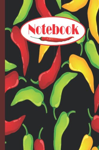 Chili Notebook: Chili Notebook Wide Ruled,Lined Paper Notebook for School, Students,Gift for Kids, Boys, Girls, Teens,Chili notebooks,Chili lover