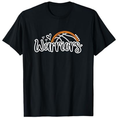 Basketball Warriors Schule Sport Fan Team Spirit T-Shirt