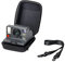 HIYQIN Kameratasche Kompatibel mit Polaroid Now+/Now I-Type/OneStep+/Onestep 2 VF Sofortbildkamera - Hartschalen-Tragetasche mit Schultergurt - Schwarz