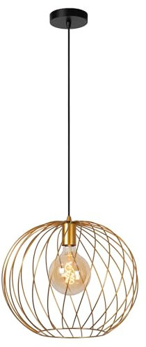 LUCIDE DANZA - Pendelleuchten - Ø 40 cm - 1xE27 - Mattes Gold/Messing