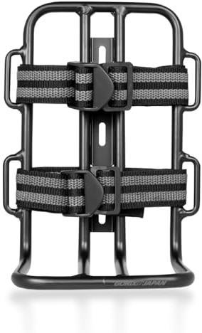 GORIX Bike Front Fork Cage Mount Bottle Cage Large [Non-Slip Belt Included] Bikepacking Bike Bag The CAGE