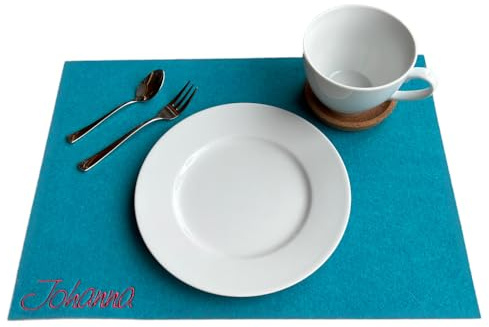 Tischset mit Name bestickt- personalisiertes Platzset