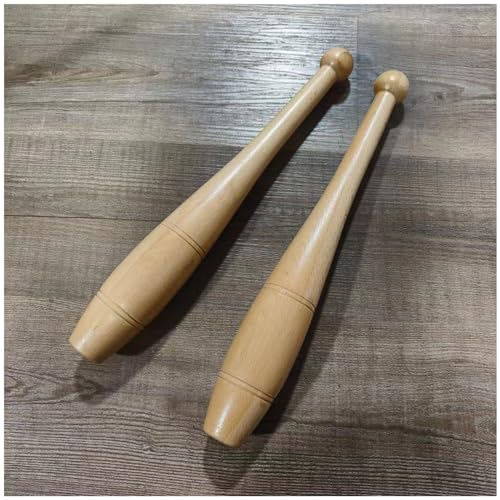 LXLZYXSF Clubbell Set di Clave da Ginnastica in Legno, Bastoni Indiani per Allenamento, Bambini Adulti Allenatore di Forza per Le Spalle, Attrezzatura per Il Fitness