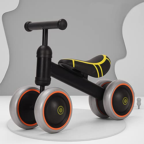 Kedia Laufräder, Kinder Laufrad, Lernlaufrad, Kinderlaufrad, Balance Lauflernrad, Fahrrad ohne Pedale, Kleinkind-Dreirad für 10-24 Monate Baby (Schwarz.)