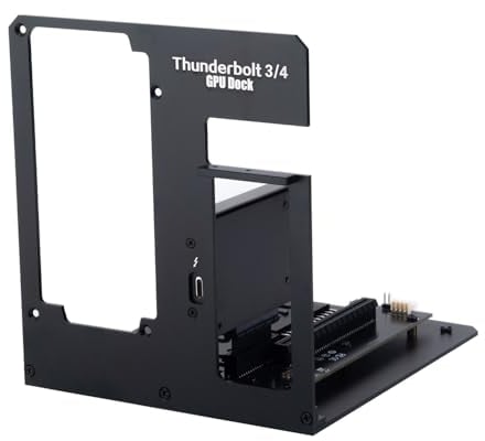 Mini eGPU Enclosure Compatible with Thunderbolt 3/4,External GPU Dock Station,USB4 40Gbps Graphics Card Dock Conversion Adapter Compatible with NVIDIA/AMD PCIe, ATX Power Support