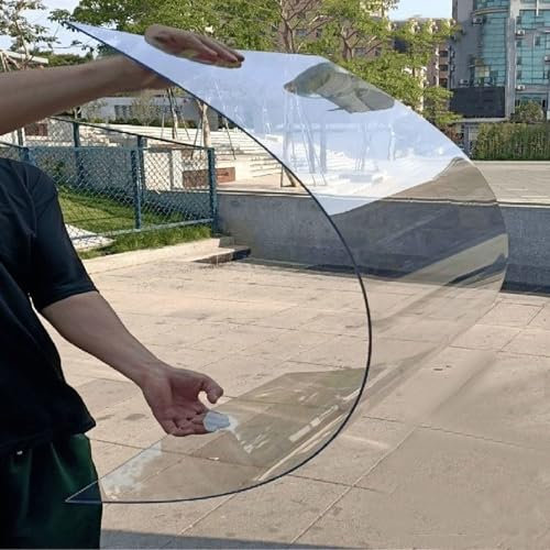 tow000ack Clear Roof Panels,1mm Thick Polycarbonate Roofing Sheets,Transparent Daylighting Panel,Anti-UV,Rainproof,Outdoors Pergola Greenhouse Replacement Plastic Sheet (1m x 2m(3.3ft x 6.6ft))