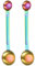 Coffee Measuring Scoop Measuring Spoons 2Pcs Double Heads Coffee Measuring Spoon, 5ml & 15ml Tablespoon Measuring Spoon Stainless Steel Long Handle Measuring Spoons for Precis Baking Measurements