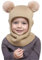 AYPOW Baby Kinder Wintermütze Sturmhaube für 0.5-6 Jahre, Multifunktions Thermo Winddichte Strickmütze Schalmütze für Mädchen Jungen Kleinkinder, Schlupfmütze Kapuze Mütze für Outdoor-Aktivitäten