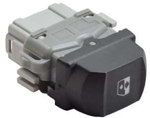 8200315013 Interruptor elevalunas eléctrico para Renault Megane Laguna 2 Espace 4 (Negro)