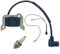 AOIUU Convient for Bobine d'allumage ZhongfaTec avec Bougie d'allumage for s-t-i-h-l 032 032AV, remplace 1113 400 1310, 2 204 222 ZF-IG-A00970hhs