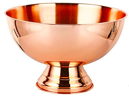 Stainless Steel Champagne Cooler Bowl, Mirror Polished for Enhanced Insulation - Ideal for Ice, Bottle, and Wine Cooling