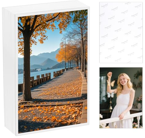 TOKSEO 40 Blatt 29x21 cm Fotopapier Glänzend, 230g/m² A4 Einseitig Inkjet Hochglänzend Fotopapier, Sofort Trocken Photo Paper für Tintenstrahldrucker