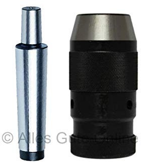 Schnellspann-Bohrfutter B16 1-16mm P + Aufnahme (Kegeldorn) Morsekegel MK4 M16 DIN228A