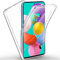 AROYI Coque Compatible avec Samsung Galaxy A51, Samsung Galaxy A51 Transparent Housse Silicone TPU Gel et PC Rigide 360 Degres Protection Anti Choc Full Body Etui Case