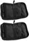 Healifty 2 PCS Fingertip Pulse Storage Bag Case Portable Blood Oxygen Saturation Monitor Organizer Carrying Case Pouch for Fingertip Pulse Zipper Style Random (Black)