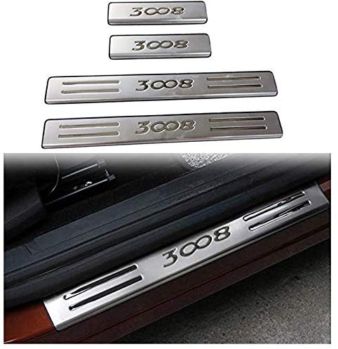 Lot de 4 autocollants pour seuil de porte 3008 GT 2017-2020