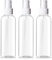 IMIROOTREE 250 ml Sprühflaschen mit feinem Nebel, tragbar, nachfüllbar, Kunststoff, leer, transparent, Reiseflaschen, Behälter für Make-up, Kosmetik, Reisen, 3 Stück