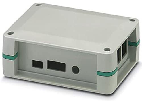 PHOENIX CONTACT UCS 125-87-F-GD-RPI 7035 Universalgehäuse für Leiterplatten, 125mm x 87mm x 47mm, 312.800g, Schwarz