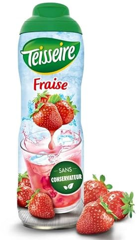 TEISSEIRE - Sirop Fraise 600Ml - ( Lot De 4 )