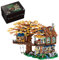 Myste Architecture Bâtiment Cabane dans Les Arbres dautomne avec Balançoire, 4761Pièces MOC Modular Maison Jeu de Construction, Compatible avec Lego Ideas 21318